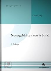 Notargebühren gebraucht kaufen  Wird an jeden Ort in Deutschland