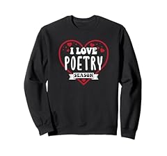 Poetry sweatshirt for sale  Delivered anywhere in UK