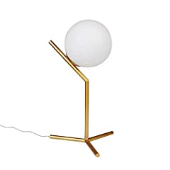Dellemade Globe Table Lamp, TD00965 Mid-Century Golden for sale  Delivered anywhere in Canada