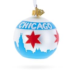 Chicago flag glass for sale  Delivered anywhere in USA 