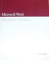Microsoft word manuel d'occasion  Livré partout en France