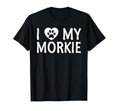 Love morkie maglietta usato  Spedito ovunque in Italia 