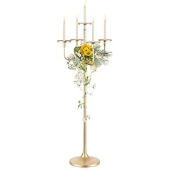 Sziqiqi gold candelabra for sale  Delivered anywhere in USA 