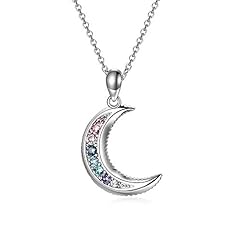 Sterling silver crescent for sale  Delivered anywhere in USA 