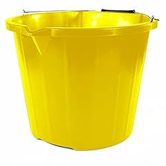 Yellow builders bucket for sale  Delivered anywhere in Ireland