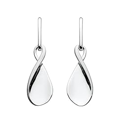 Kit Heath Women's Twisted Petal Drop Sterling Silver for sale  Delivered anywhere in UK