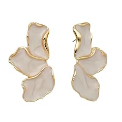 Irregular petal earrings for sale  Delivered anywhere in USA 
