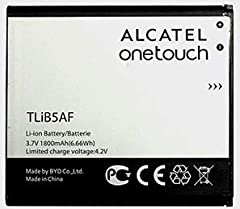 Usato, Batteria OEM 1800mAh Alcatel TLiB5AF CAB32E0002C1 per Alcatel One Touch 997, PopC5, X Pop, OT-5035 usato  Spedito ovunque in Italia 