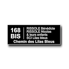 Plaque boite lettres d'occasion  Livré partout en France