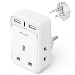 European plug adaptor for sale  Delivered anywhere in UK