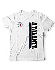 Generico T-Shirt Atalanta Vari Colori Sport Calcio Tifosi Ultras la Dea (XL, Bianco), usato usato  Spedito ovunque in Italia 