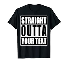 Straight outta text for sale  Delivered anywhere in UK