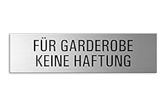 Türschild garderobe haftung gebraucht kaufen  Wird an jeden Ort in Deutschland