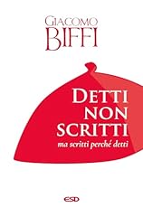 Detti non scritti usato  Spedito ovunque in Italia 