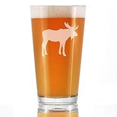Moose pint glass for sale  Delivered anywhere in USA 