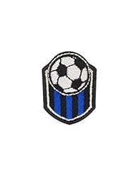 TOMASELLI MERCERIA Applicazione Toppa Patch Pallone Termoadesiva Tessuto Scudetto Sport Squadre Calcio Ricamato - Inter usato  Spedito ovunque in Italia 
