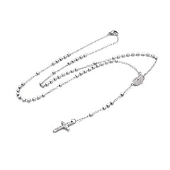 Collana rosario acciaio usato  Spedito ovunque in Italia 