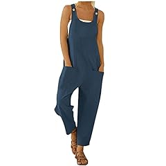 Womens linen overalls for sale  Delivered anywhere in UK