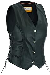 Women leather vest for sale  Delivered anywhere in USA 
