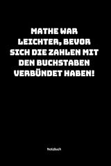 Mathe war leichter usato  Spedito ovunque in Italia 