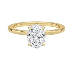 Oval moissanite engagement for sale  Delivered anywhere in USA 