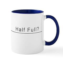 Cafepress half full for sale  Delivered anywhere in USA 