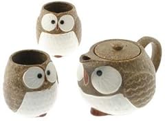 Owl ceramic tea for sale  Delivered anywhere in USA 