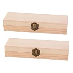 2pcs box wooden for sale  Delivered anywhere in UK