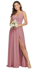 Flowy chiffon bridesmaid for sale  Delivered anywhere in USA 