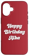 Happy birthday alba for sale  Delivered anywhere in UK