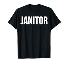 Janitor shirt for sale  Delivered anywhere in Ireland