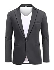 Coofandy gray blazer for sale  Delivered anywhere in USA 