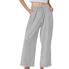 Petite linen trousers for sale  Delivered anywhere in UK