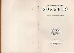 Sonnets d'occasion  Livré partout en Belgiqu