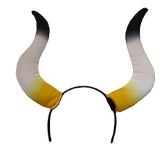 Nicky Bigs Novelties Large Bull Horns Costume Headband, for sale  Delivered anywhere in USA 