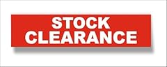 Stock clearance poster for sale  Delivered anywhere in UK