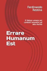 Errare humanum est usato  Spedito ovunque in Italia 