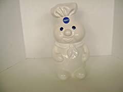 1988 Pillsbury Doughboy Ceramic Cookie Jar - 12 inches, used for sale  Delivered anywhere in USA 