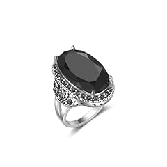 Dnswez black rings for sale  Delivered anywhere in Ireland