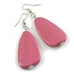 Pink teardrop wooden for sale  Delivered anywhere in UK