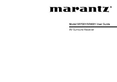 Instruction manual marantz for sale  Delivered anywhere in USA 