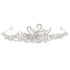 Beaupretty swan tiara for sale  Delivered anywhere in USA 