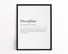 Discipline definition print for sale  Delivered anywhere in UK