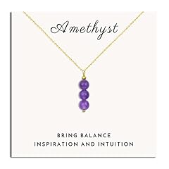 Smilebelle amethyst necklace for sale  Delivered anywhere in USA 