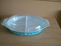 Pyrex snowflake turquoise for sale  Delivered anywhere in USA 