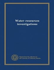 Water resources investigations d'occasion  Livré partout en France