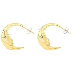 Gold plated moon for sale  Delivered anywhere in USA 