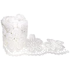 Lace ribbon white for sale  Delivered anywhere in USA 