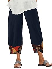 ZANZEA Women Harem Pants Casual Patchwork Hippie Baggy for sale  Delivered anywhere in UK