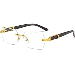 Aieyezo retro rimless for sale  Delivered anywhere in USA 